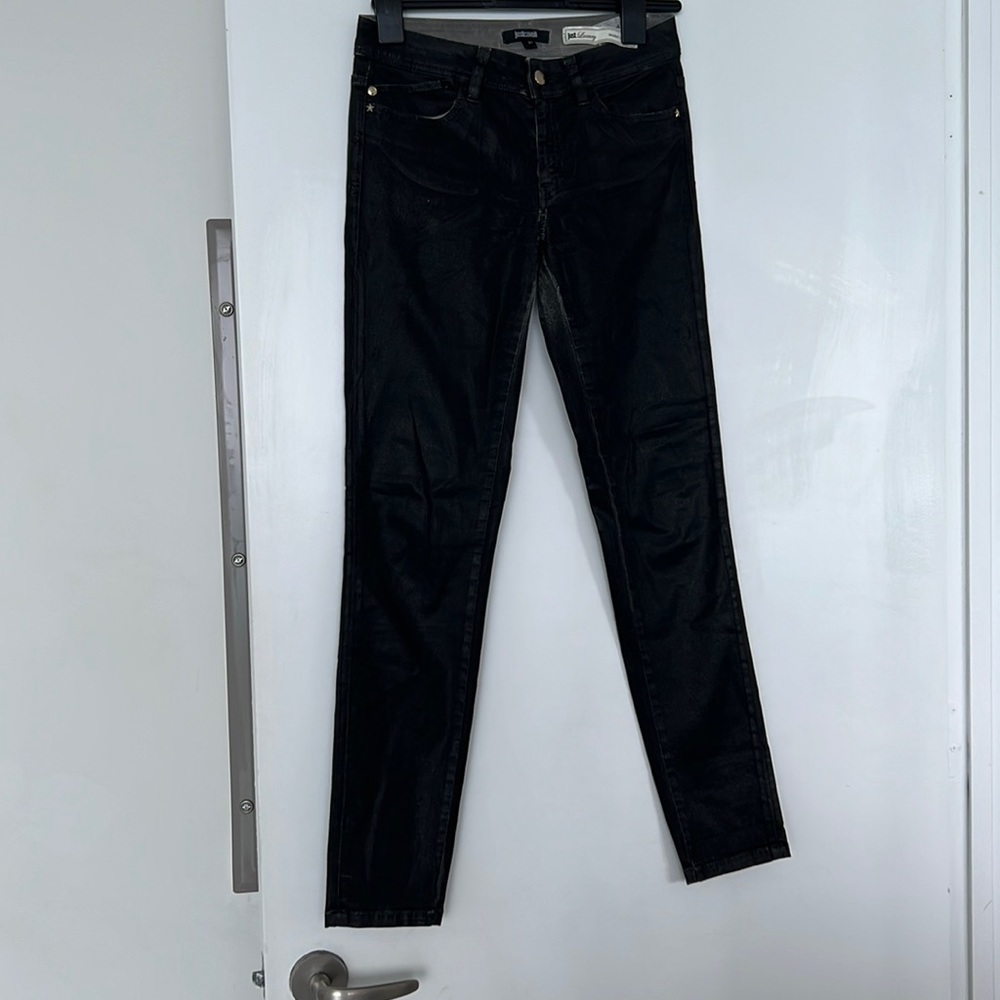 Just Cavalli Black Straight Leg Dress Pants 27